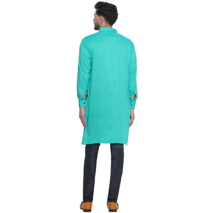 Timeless Solid Kurta for Men | Chic Rayon Festive Fashion