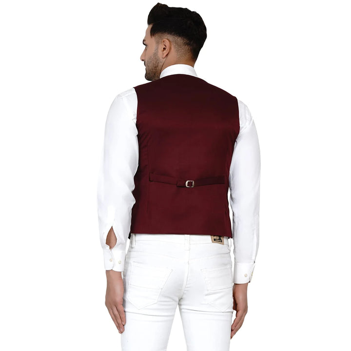 Men's Solid Waistcoat | Perfect for Casual & Formal Looks