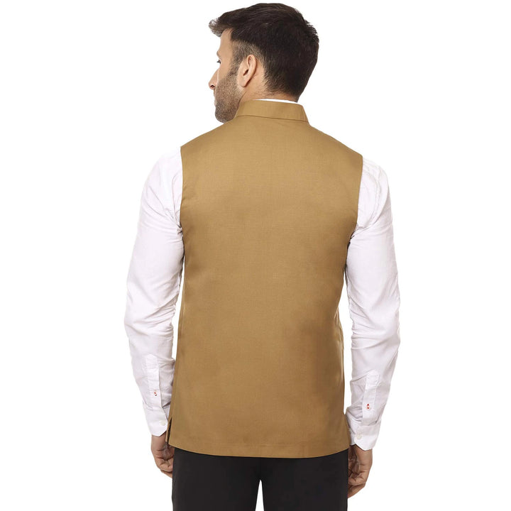 Versatile Cotton Poly Nehru Jacket | Classic Chinese Collar Touch