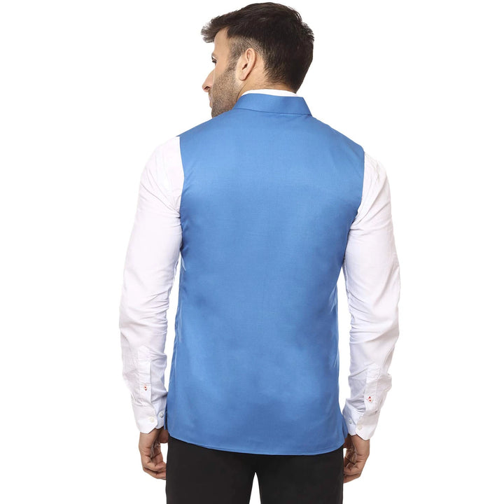 Versatile Cotton Poly Nehru Jacket | Classic Chinese Collar Touch