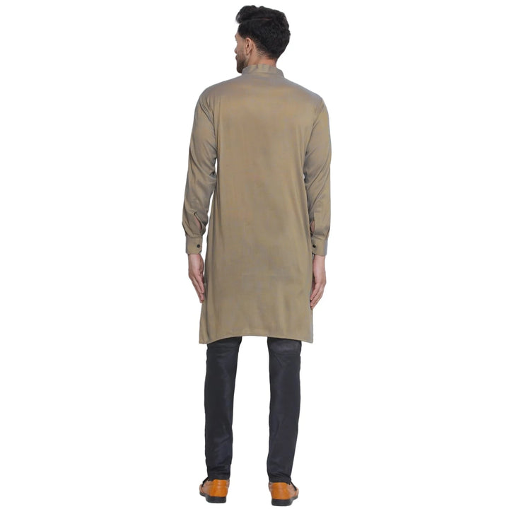 Timeless Solid Kurta for Men | Chic Rayon Festive Fashion