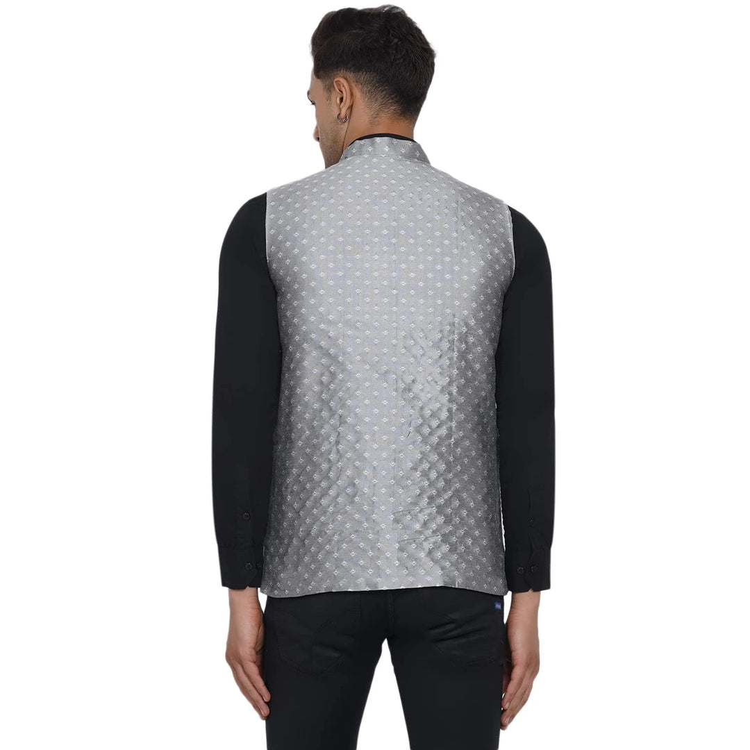 Stylish Printed Nehru Jacket for Men | Designer Wear for Weddings & Parties