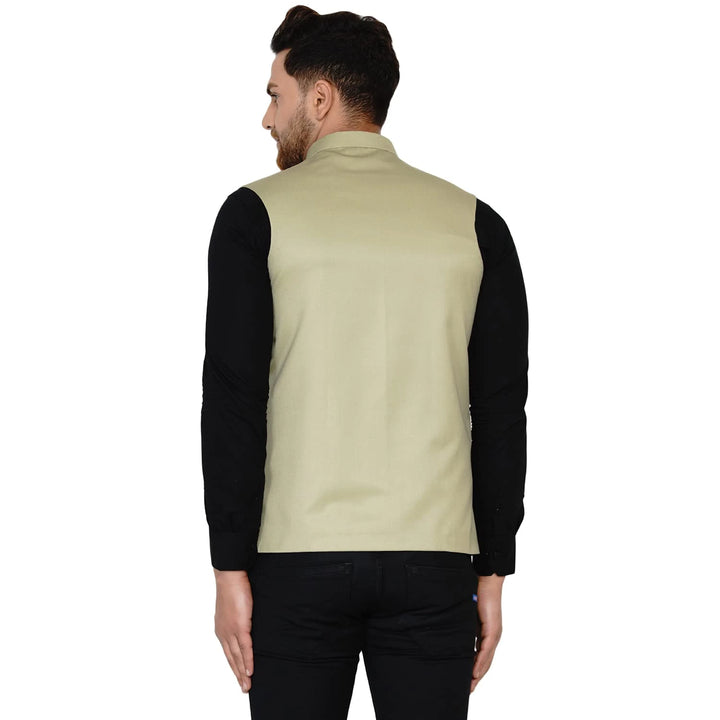 Sophisticated Solid Nehru Jacket | Cotton Blend Comfort