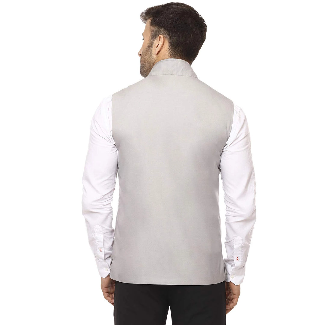 Stylish Poly Cotton Nehru Jacket for Men | Festive Designer Look