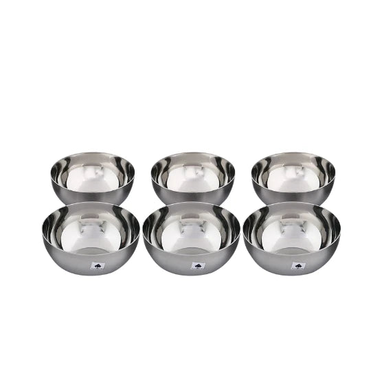 Odyssey Katori Set of 6 | Premium Stainless Steel 304 Elegant Design