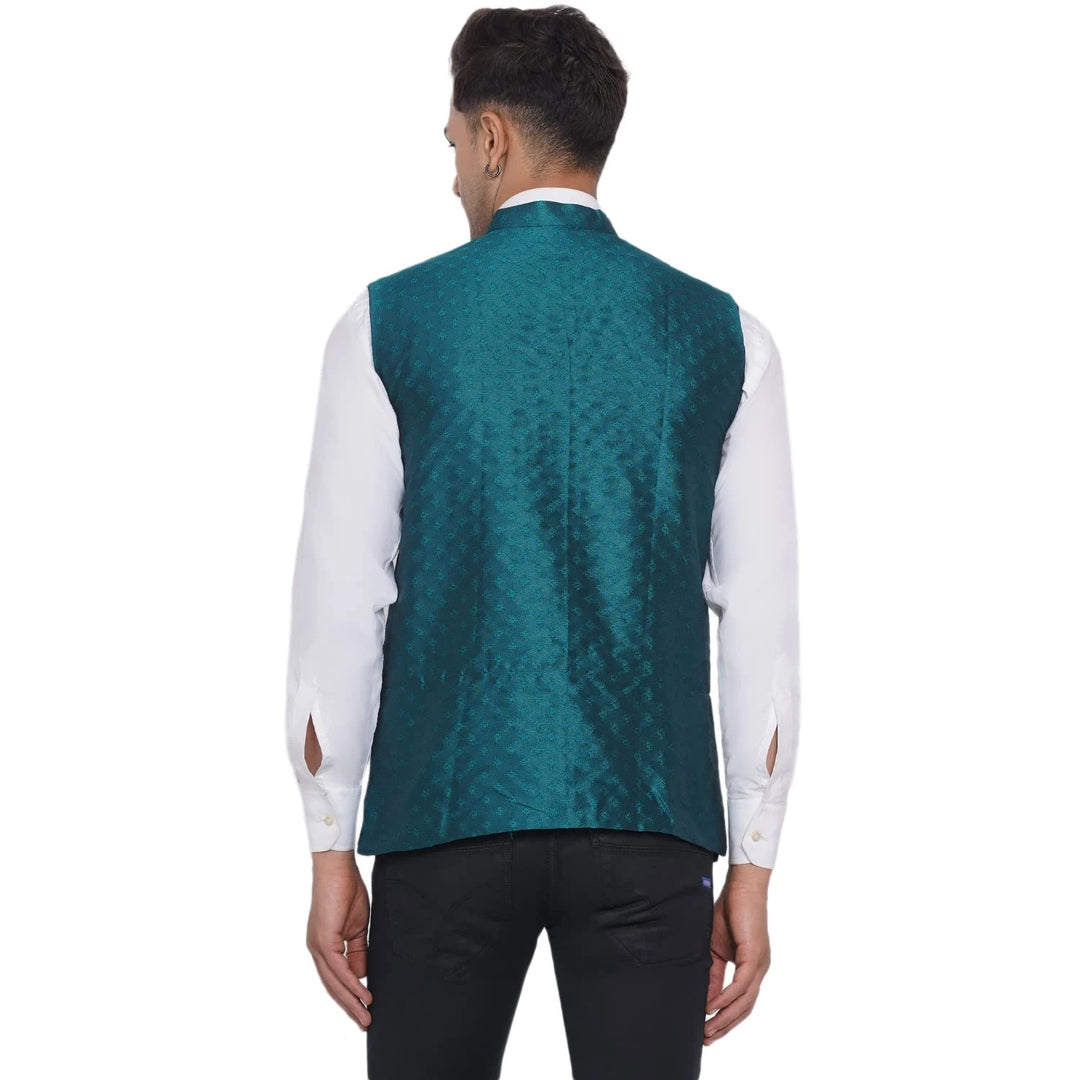 Stylish Printed Nehru Jacket for Men | Designer Wear for Weddings & Parties