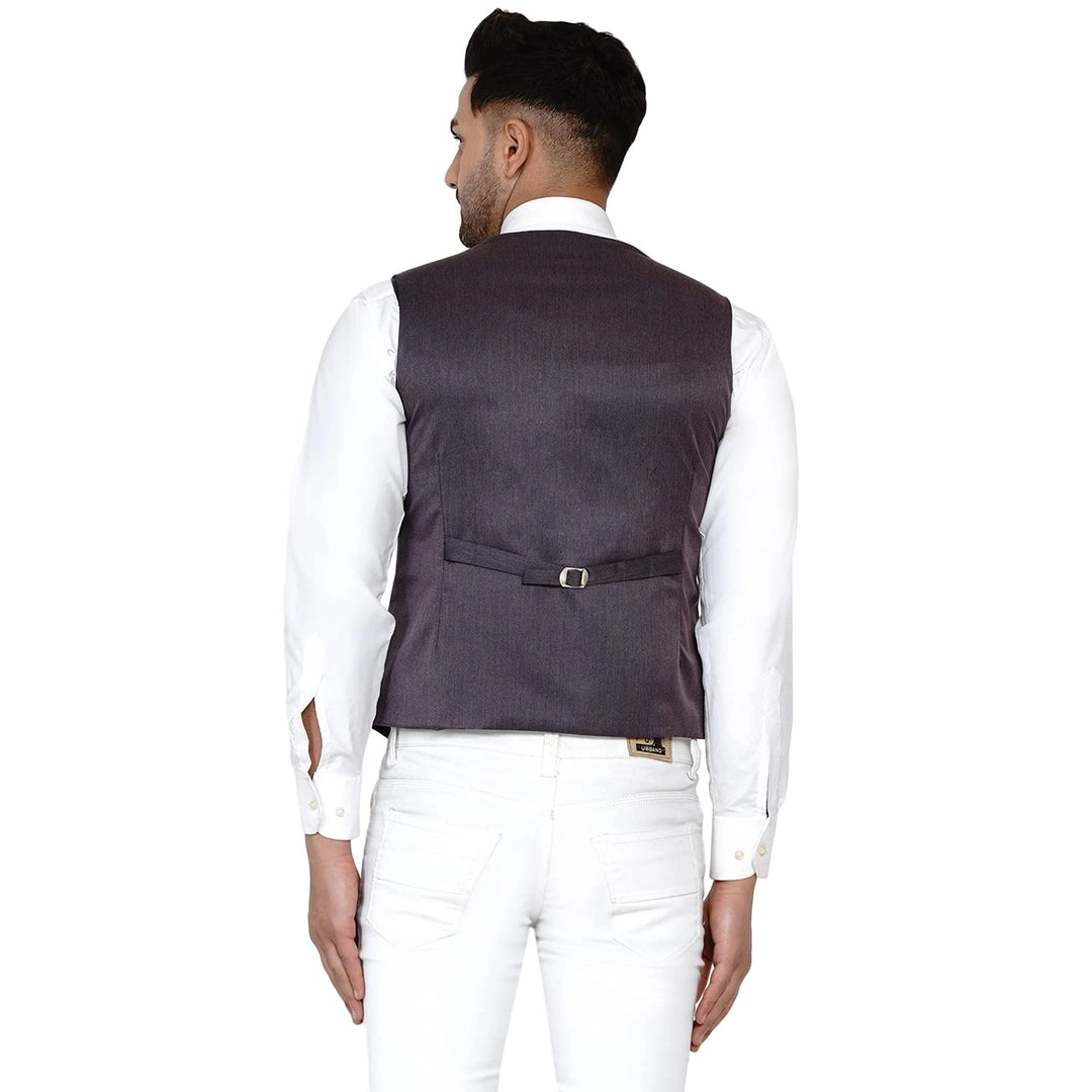 Men's Solid Waistcoat | Perfect for Casual & Formal Looks