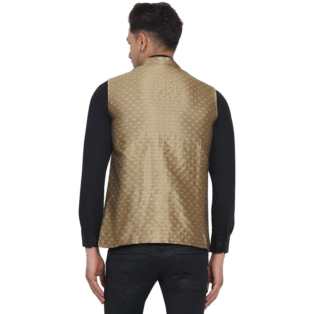 Stylish Printed Nehru Jacket for Men | Designer Wear for Weddings & Parties
