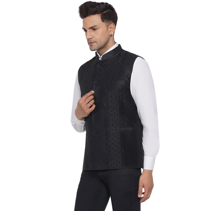 Stylish Printed Nehru Jacket for Men | Designer Wear for Weddings & Parties