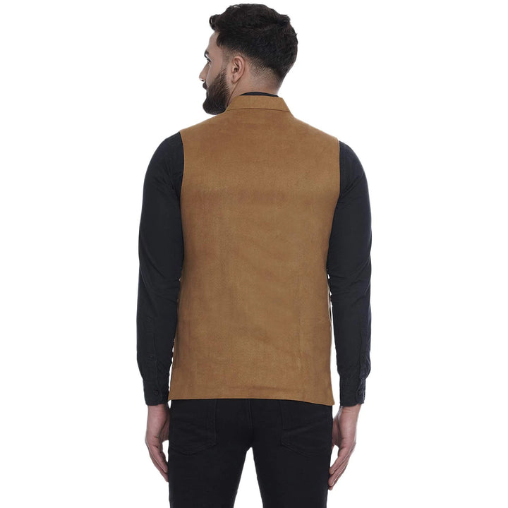 Men’s Elegant Velvet Jacket | Nehru Collar Classy Formal Outfit