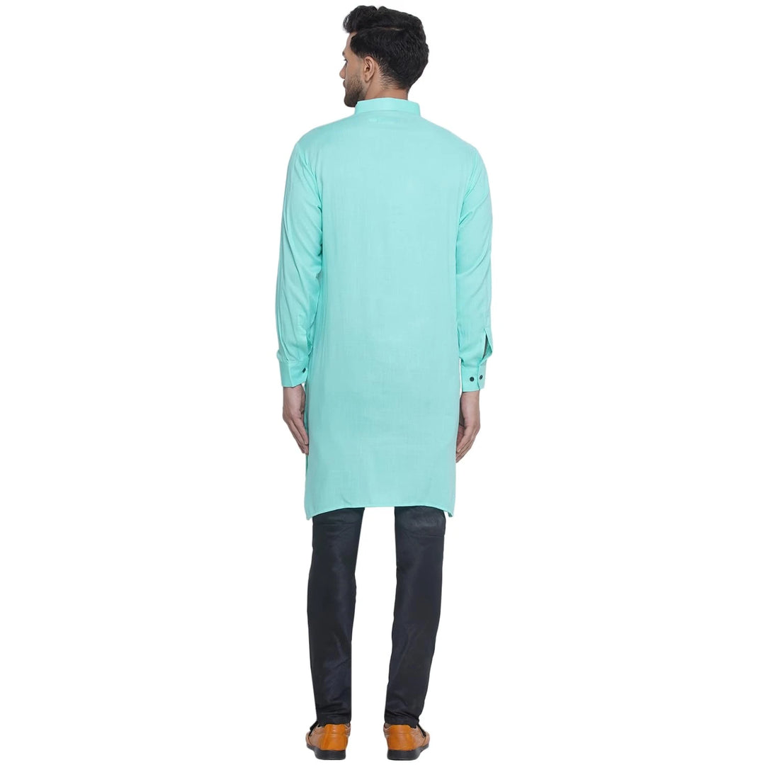 Timeless Solid Kurta for Men | Chic Rayon Festive Fashion