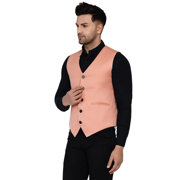 Men's Solid Waistcoat | Perfect for Casual & Formal Looks