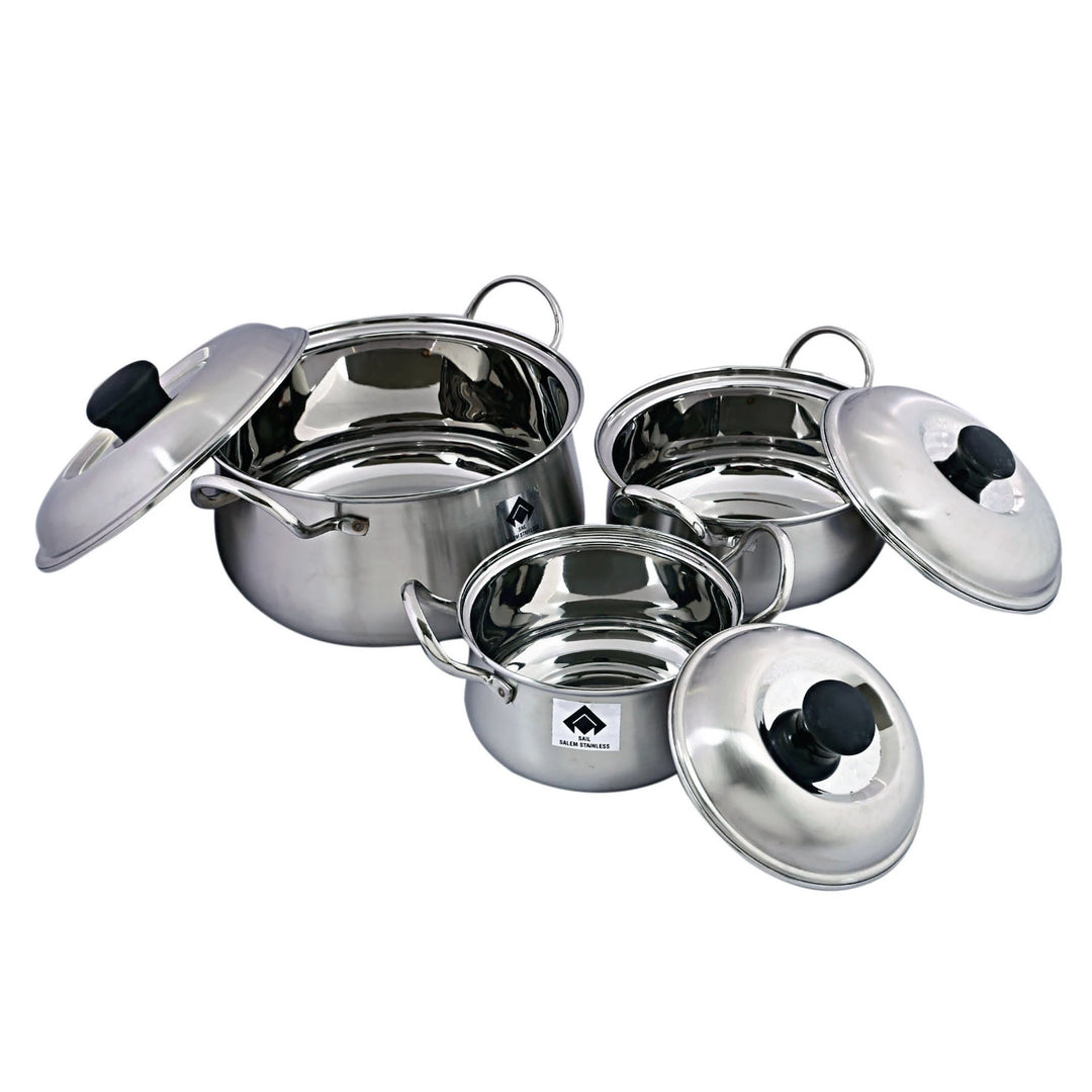 Odyssey Sauce Pan Big | 2.5L Induction Safe Stainless Steel