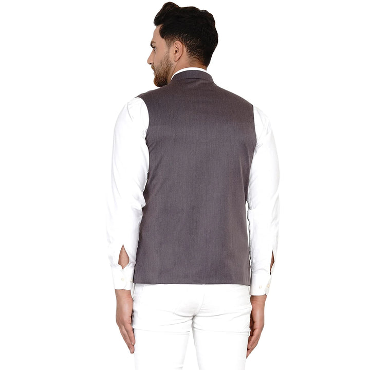 Sophisticated Solid Nehru Jacket | Cotton Blend Comfort