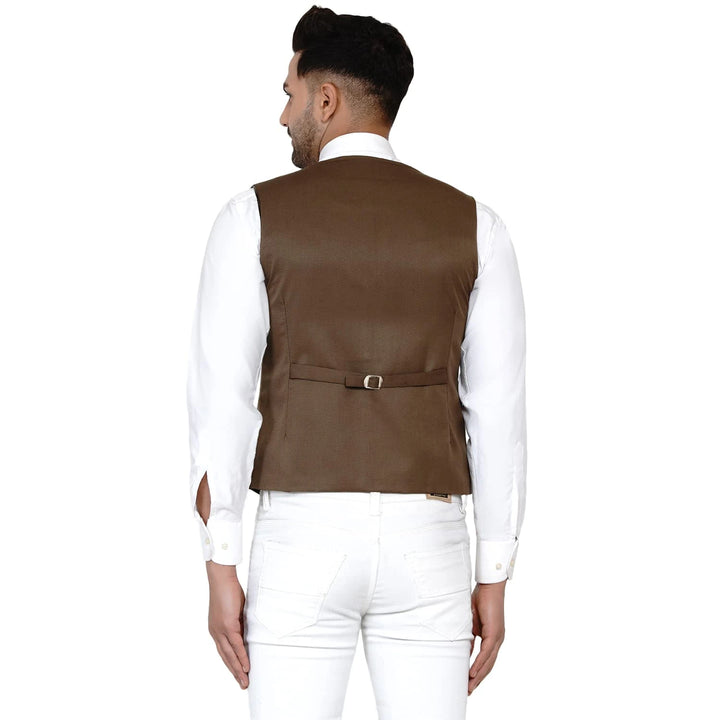 Men's Solid Waistcoat | Perfect for Casual & Formal Looks
