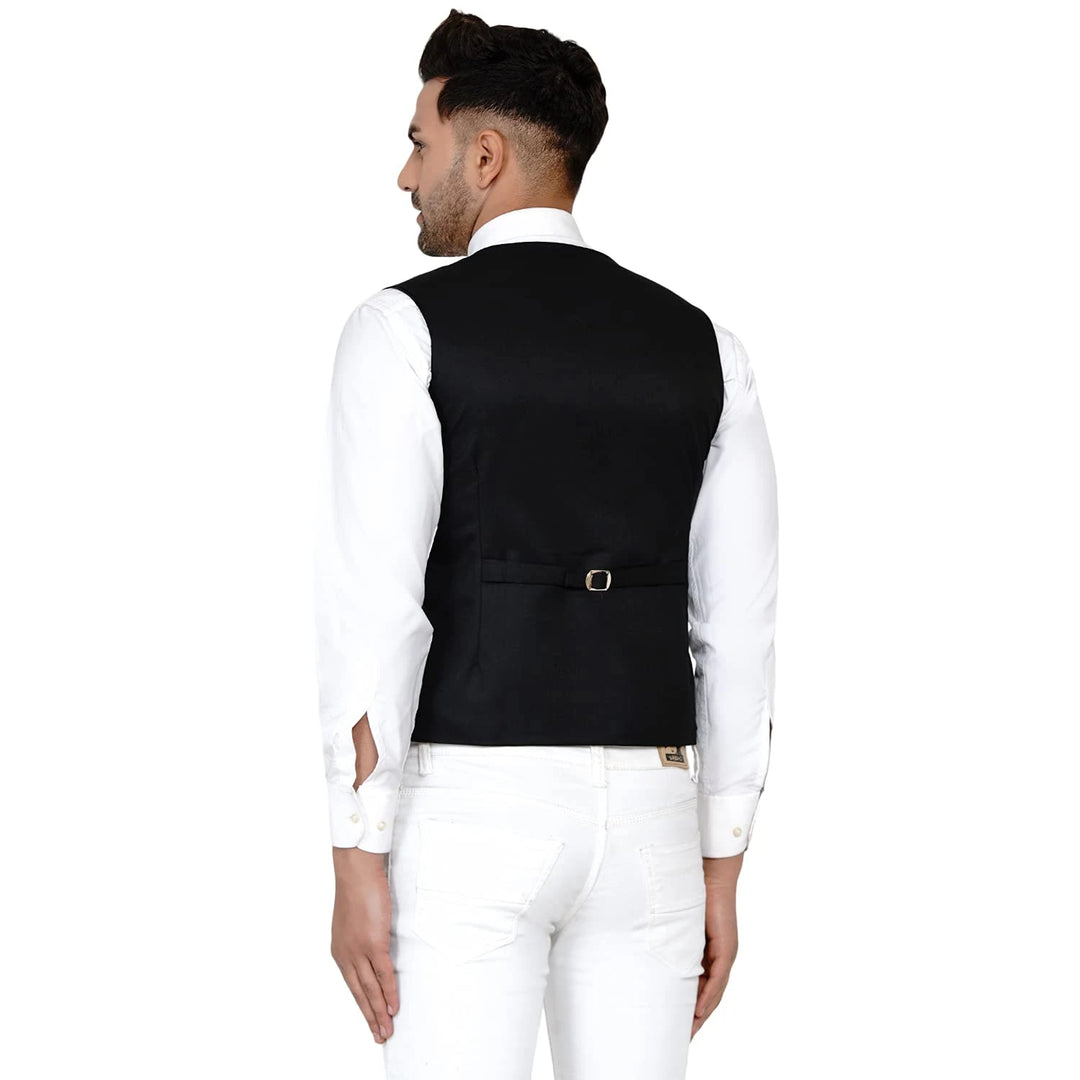 Men's Solid Waistcoat | Perfect for Casual & Formal Looks