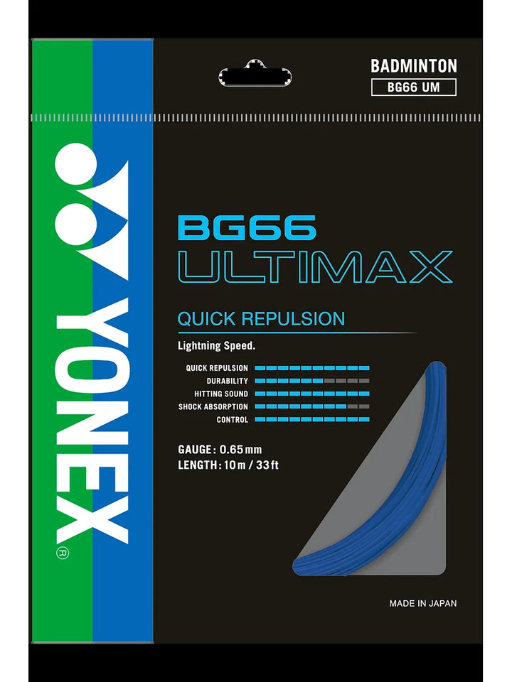 Yonex Ultimax BG 66 Badminton Racquet String