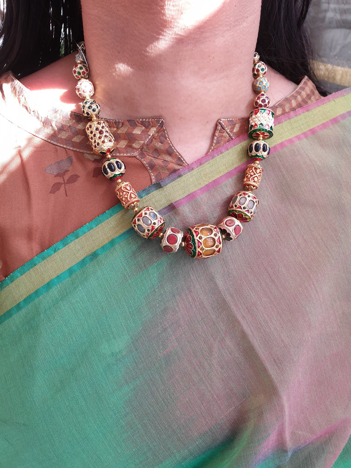 Unique Multicolor | Beads Stone Necklace Exclusive