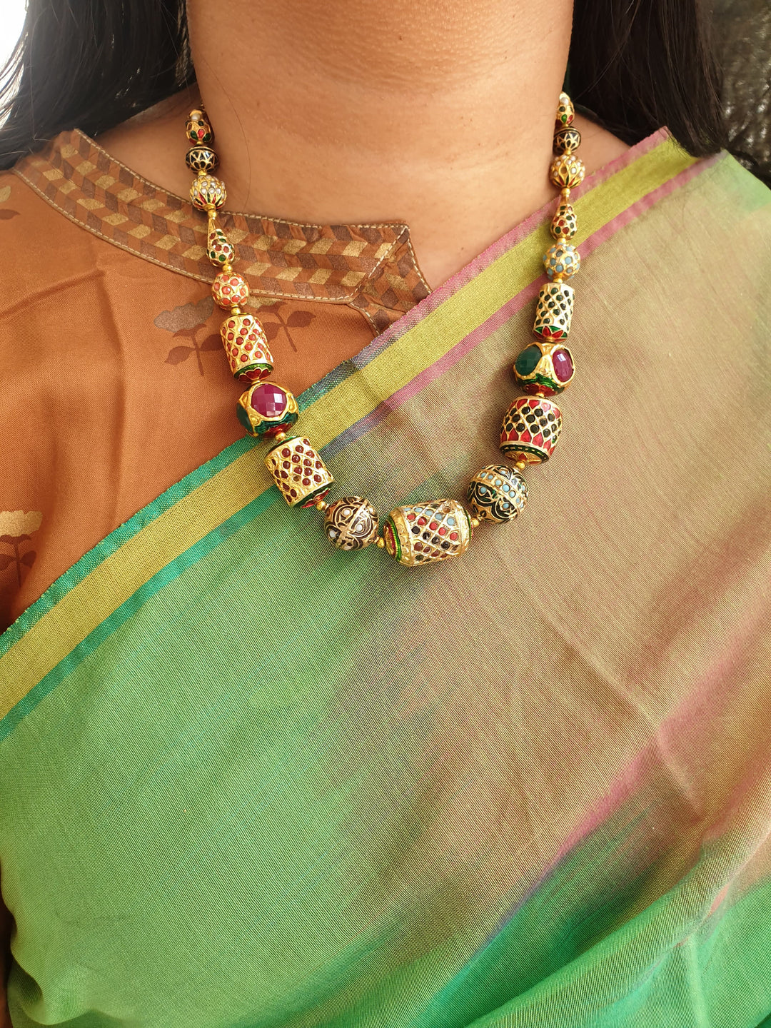 Multicolor Meenakari | Stone Statement Necklace Exclusive