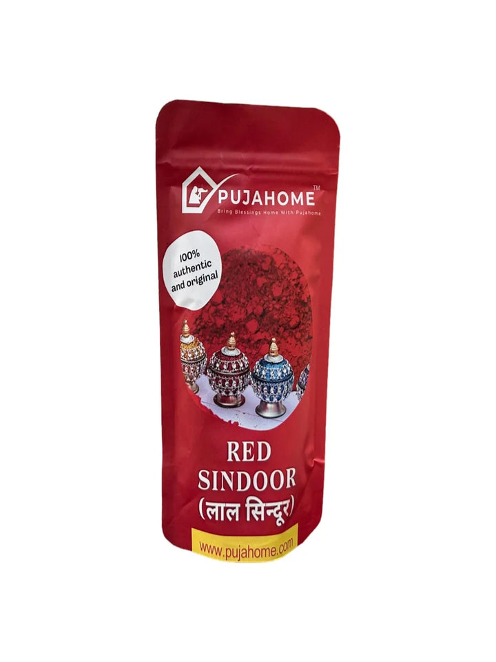Red Sindoor Powder for Puja and Religious Ceremonies Sindoor for Tradition Powder Sindoor