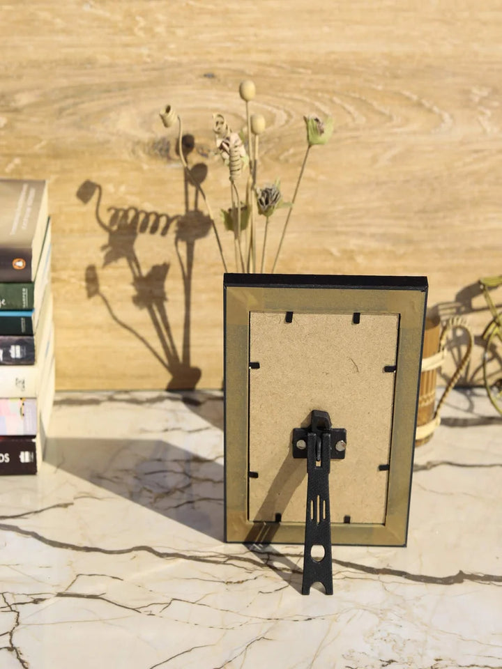 Elegant Vintage Photo Frame | Modern Design with Wall Hooks & Stand