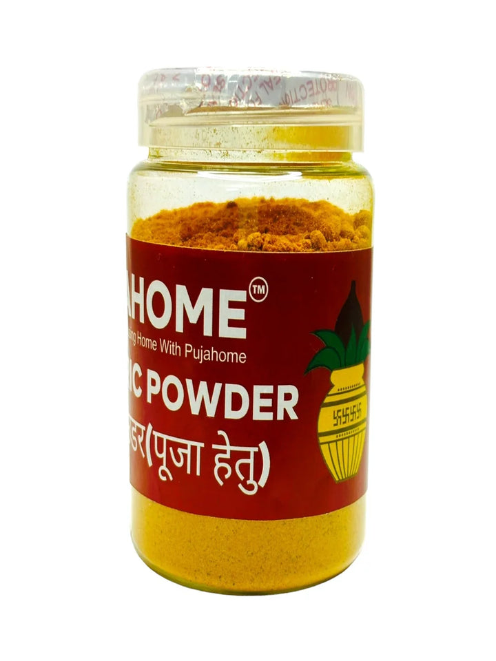 Natural & Pure kumkum (Roli) & Halid for Puja and Tilak (Combo Haldi + Kumkum) Pack of 100grm x 2