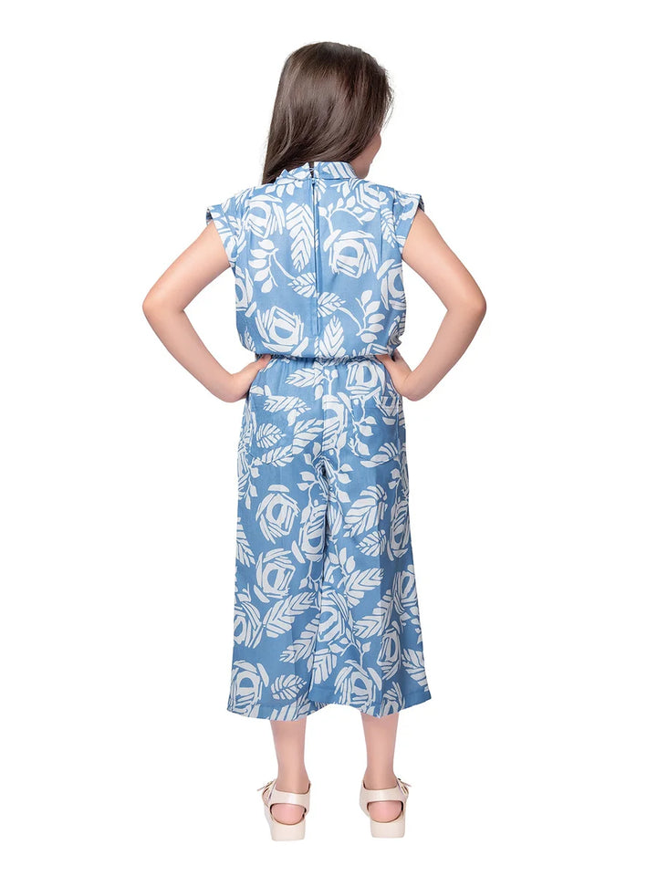 Fashionable Blue Printed Culottes | Stylish & Comfortable Wear