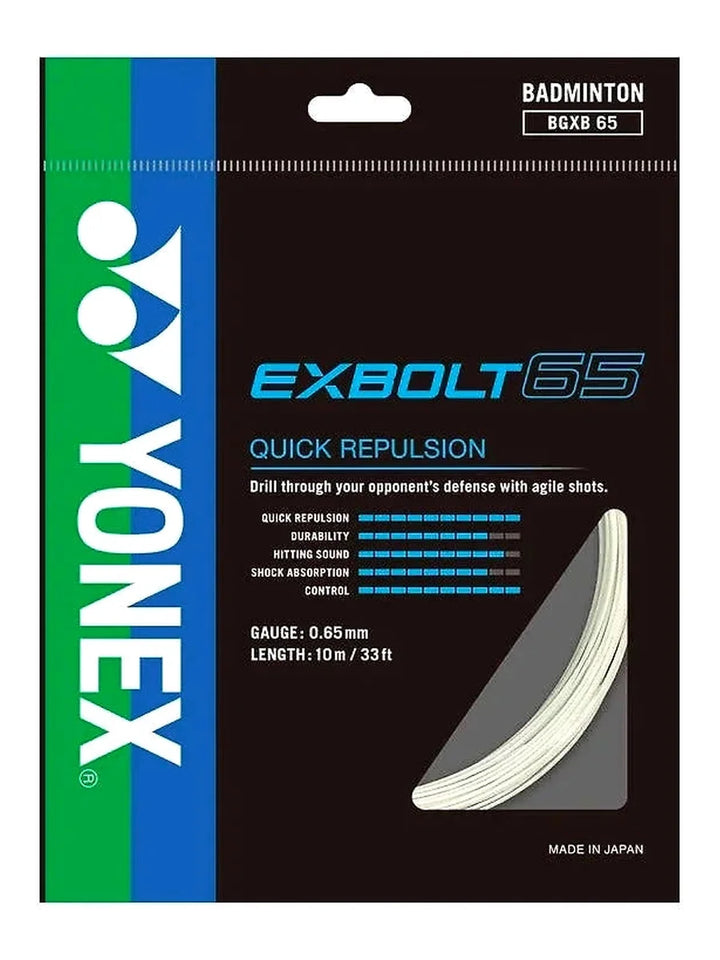 Yonex BG Exbolt 65 Badminton Racquet String