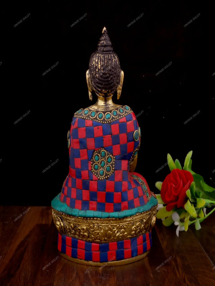 Brass Buddha Head Statue | Serene God Murtis for Tranquility & Harmony