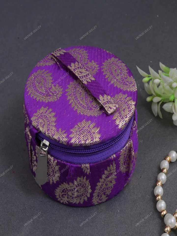 Embroidery Bangle Box Organizer | Stylish Storage Solution for Bangles