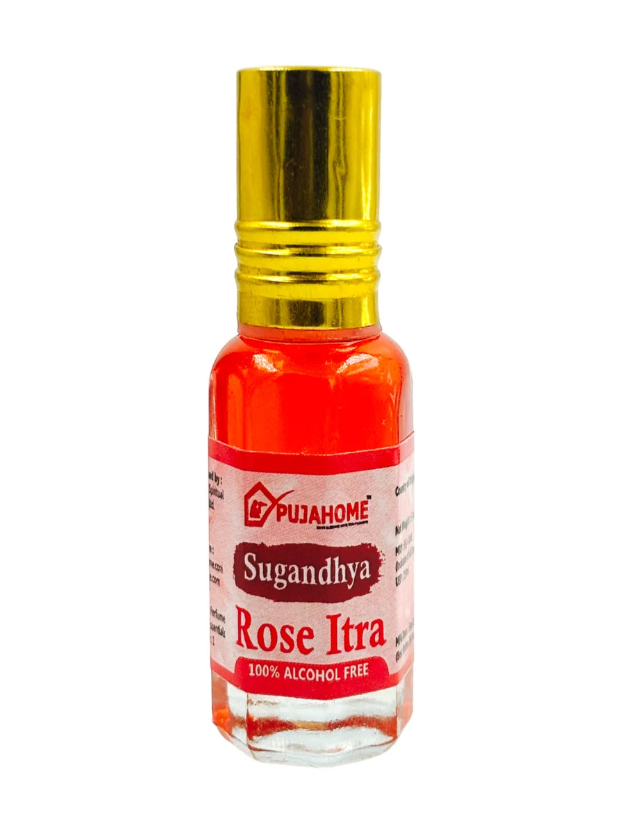 Sugandhya Rose Itra For Puja 5ML (Pack of 6)