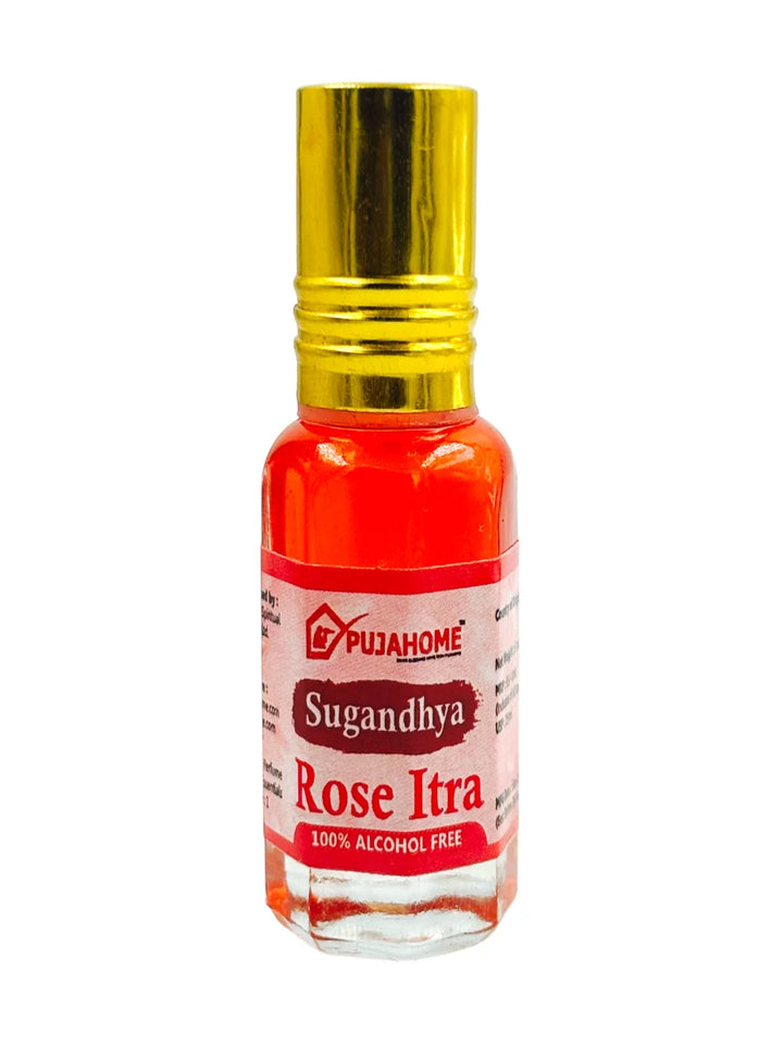 Sugandhya Rose Itra For Puja 5ML (Pack of 6)