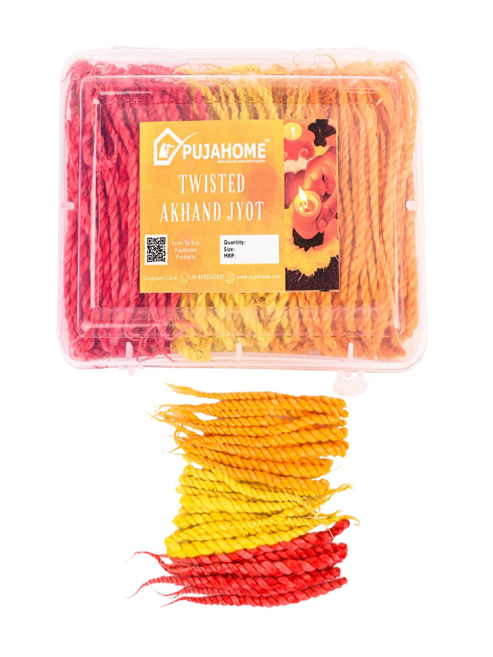 Twisted Cotton Short Wick (24Hours Burning, 600+ Pieces), Multi Colour