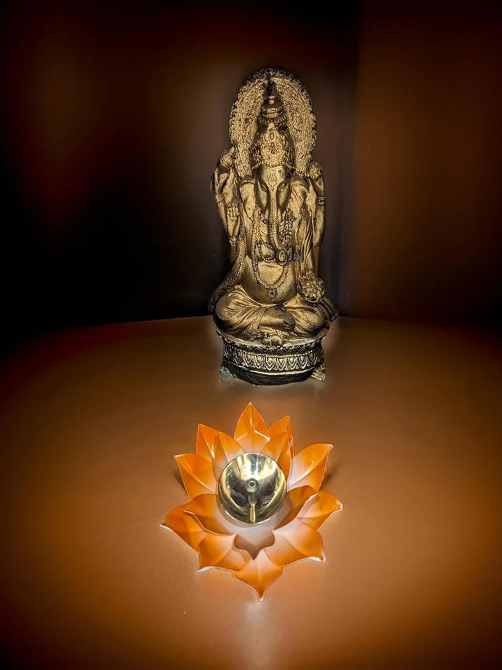 Brass Lotus Diyas for Home Decoration – Puja Akhand Diya