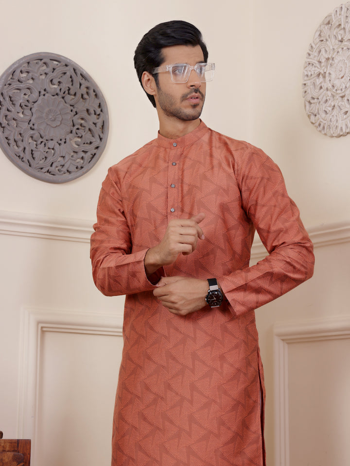 Premium Viscose Kurta | Elegant Weaved Motifs for Festive Celebrations