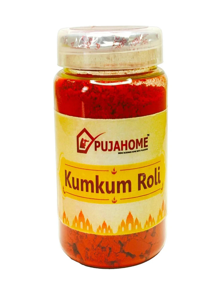 Roli Pure Haldi Kumkum - Original Puja Roli | Natural & Pure kumkum (100g)