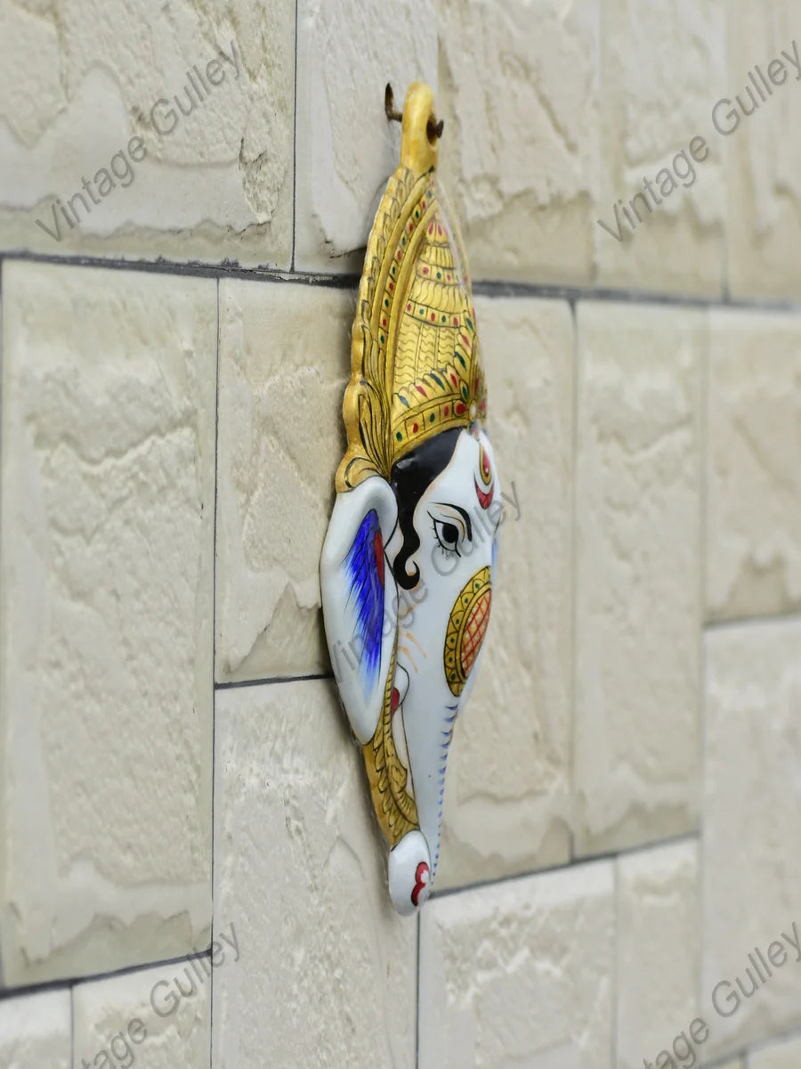 Metal Wall Hanging | Hand Painted Meenakari Artwork for Home Decor