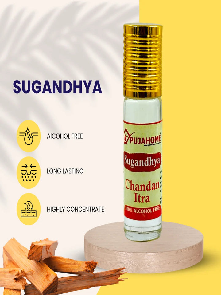 Sugandhya Chandan Itra For Puja 6ML (Pack of 1)