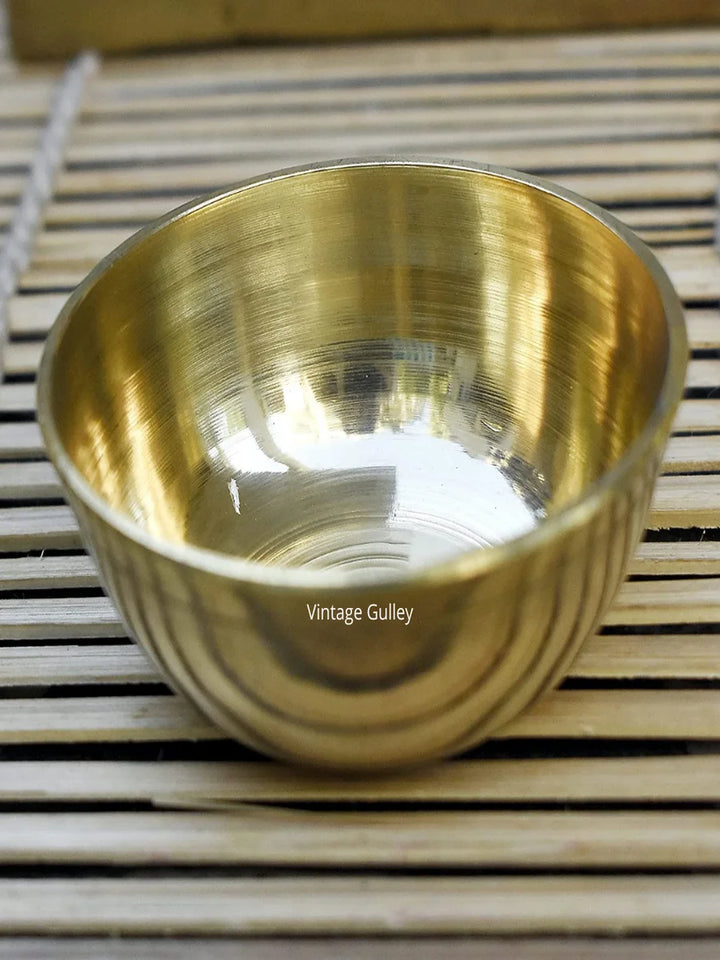 Brass Katori | Handcrafted Religious Item for Worship and Decor