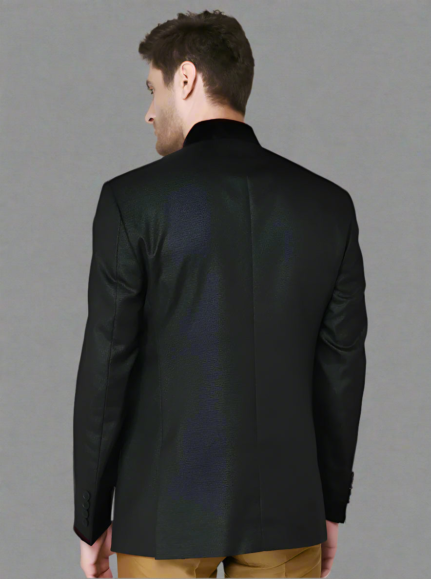 Comfortable black Jodhpuri for all-day wear, casual ethnic wear