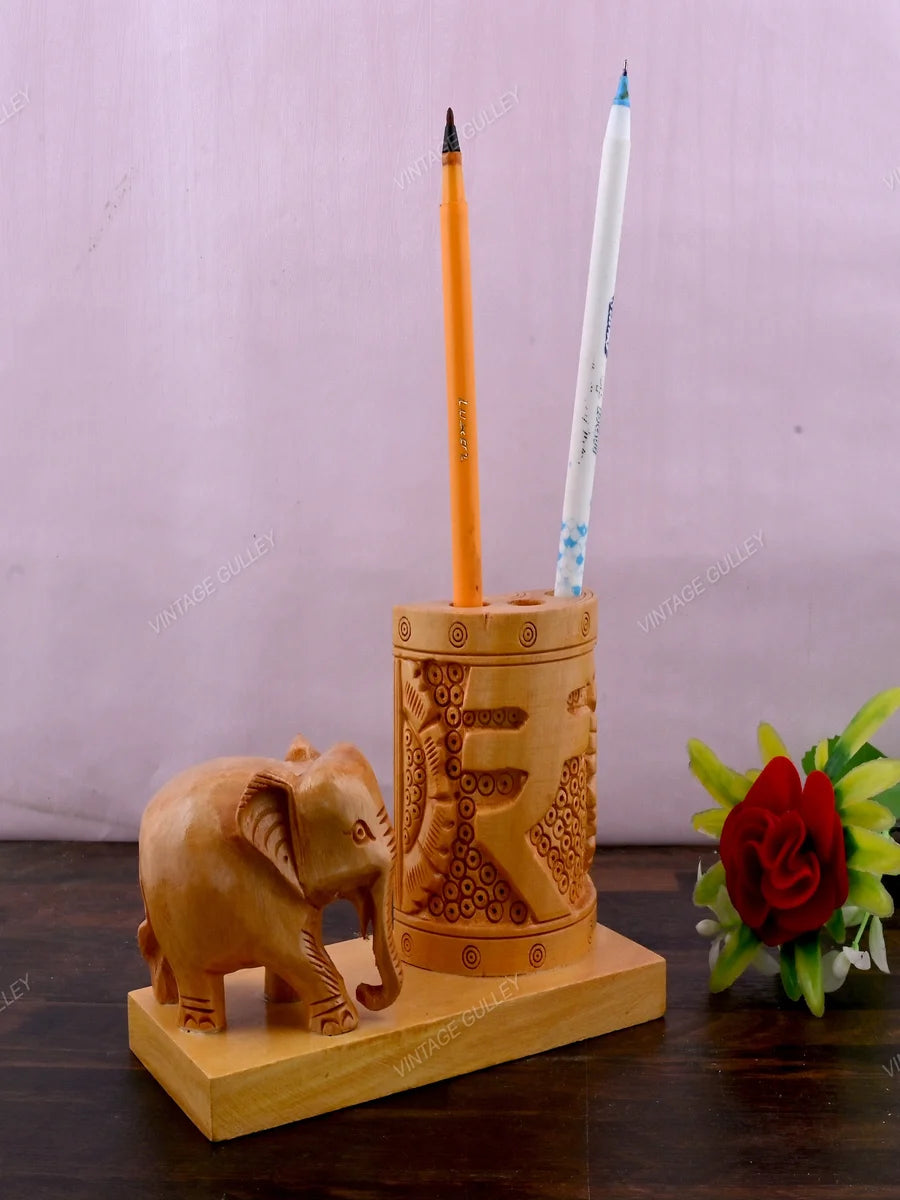 Wooden Pen Stand | High-Quality Craftsmanship | Perfect Gift for Any Occasion
