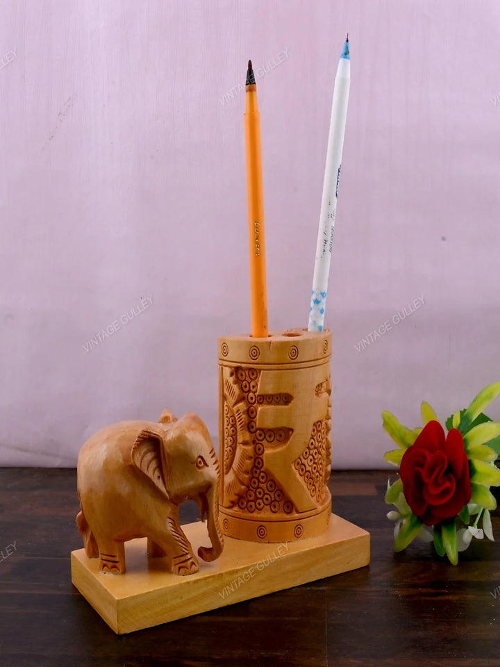 Wooden Pen Stand | High-Quality Craftsmanship | Perfect Gift for Any Occasion