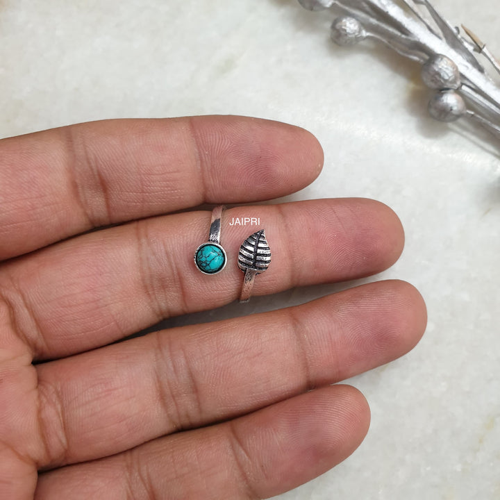 Turquoise Stone | Adjustable Handmade Ring Edition