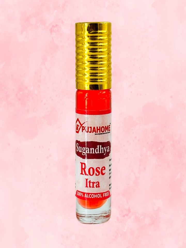 Sugandhya Rose Itra For Puja 6ML (Pack of 2)