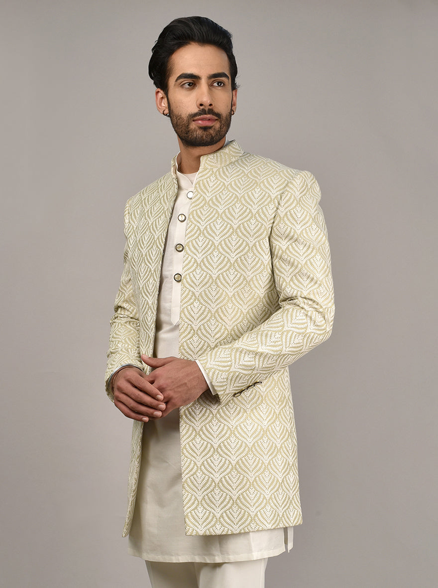 Crafted from premium fabric, this suit combines tradition with contemporary elegance, ensuring you stand out at any event.