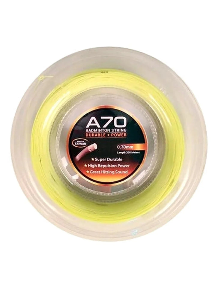 Li-Ning A 70 Badminton String (For Single Racket String Cut From Reel )