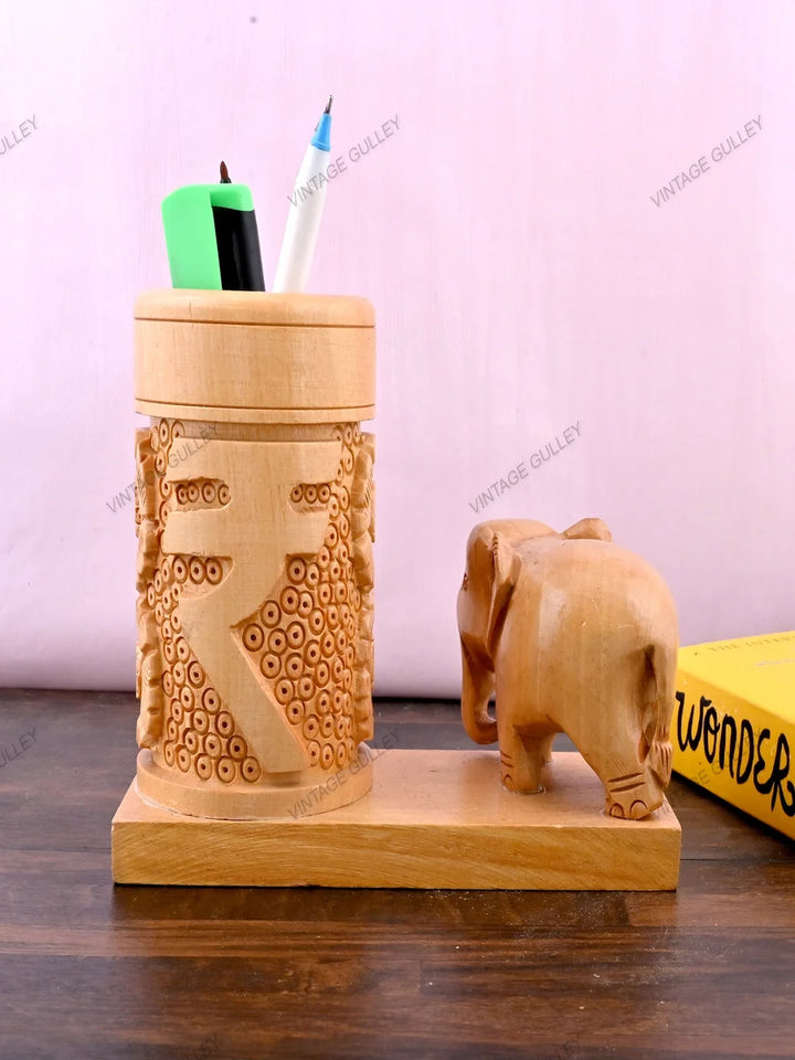 Wooden Pen Stand | Elegant Gift for All Occasions | Durable & Stylish
