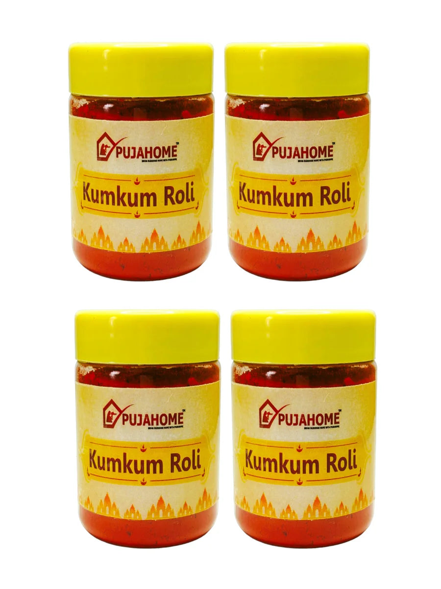 Roli Pure Haldi Kumkum - Original Puja Roli | Natural & Pure kumkum (50g)