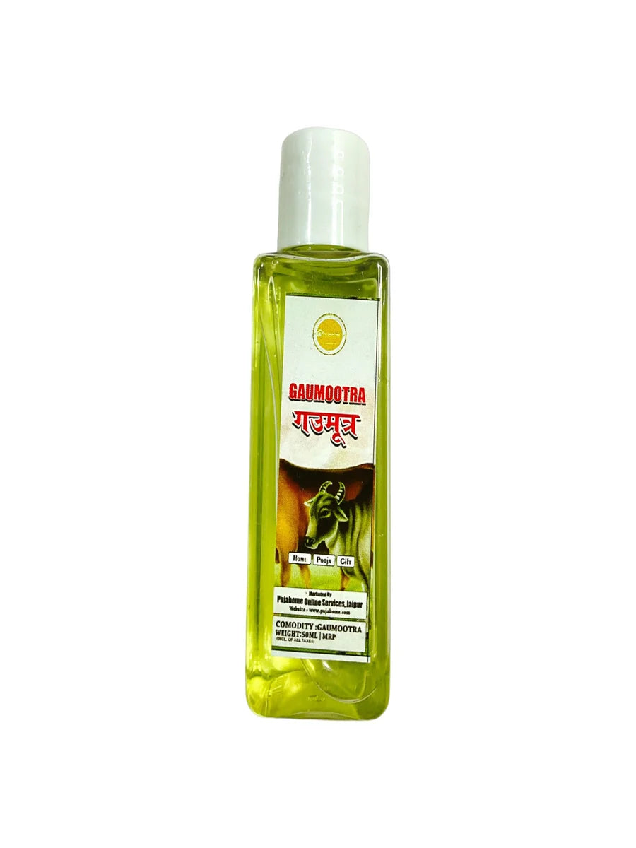 Cow Gomutra 100% Gomutra Ark, Natural and Organic 50ML Bottle (Pack Of 2)