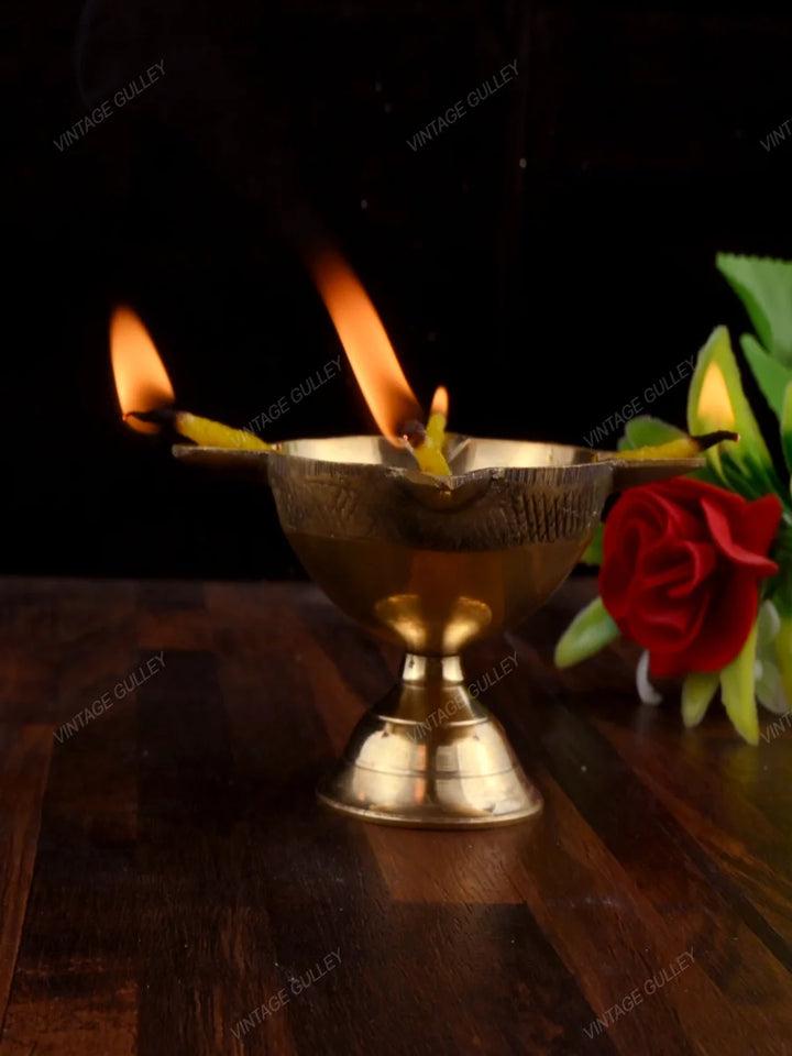 Brass Diya Deepak | Handcrafted Quality Brass for Festivals and Decor